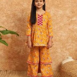 Girls Embroidery Kurta Set-image-61