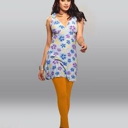 Ankle-Length Leggings with Elasticated Waist-image-99