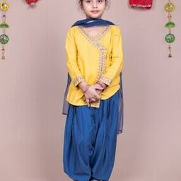 Kasy girls ethnic wear se, mustard, 8-9y-image-45