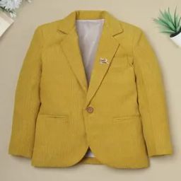 Boys Ribbed Blazer with Notched Lapel-picture-25