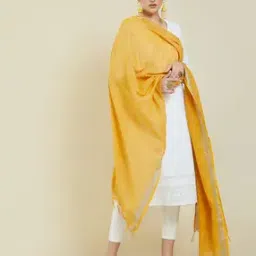 Cotton Dupatta with Tassels-picture-40