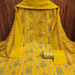 Women Floral Print Unstitched Dress Material-image-63