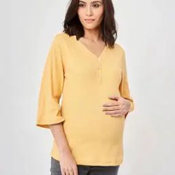 Maternity Flared Full-Sleeve T-Shirt-image-2