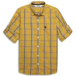 Checked Shirt with Patch Pocket-image-45