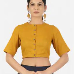 Women Cotton Front-Open Blouse-34