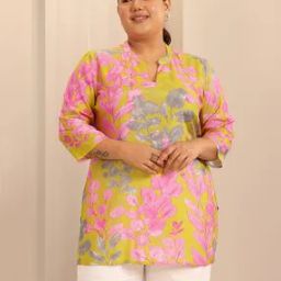  Women Cotton Floral Tunic-image-32