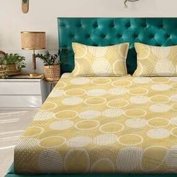 Cotton Bedsheet With 2 Pillow Cover-image-89
