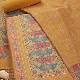  Women Floral Unstitched Dress Material-image-49