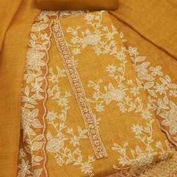 Women Floral Unstitched Dress Material-image-35