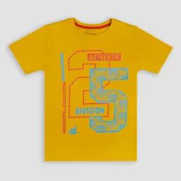 Boys Regular Fit Printed Crew-Neck T-Shirt-image-46