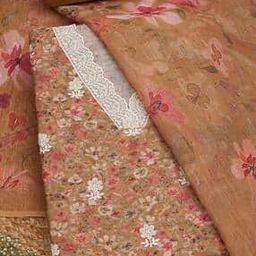 Women Floral Unstitched Dress Material-image-80