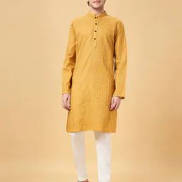 Men Regular Fit Long Kurta-image-15