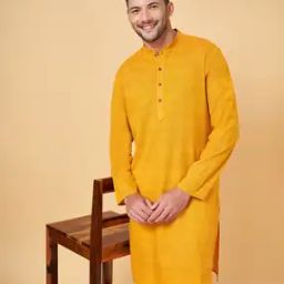 Men Cotton Regular Fit Long Kurta-picture-11