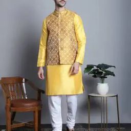 Printed Nehru jacket-38