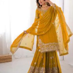 Women Embroidered Straight Kurta Set-image-41