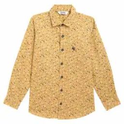 Printed Shirt with Spread Collar-image-46