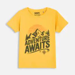 Boys Typographic Print Regular Fit T-Shirt-picture-16