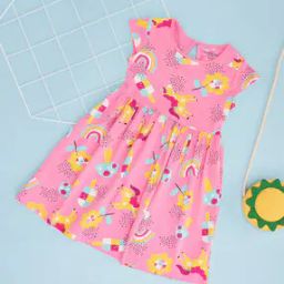  Girls Floral A-line Dress-image-19