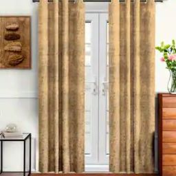 Set of 2 Printed Long Door Curtains-8