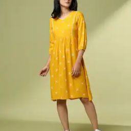 Women Printed A-Line Dress-picture-36