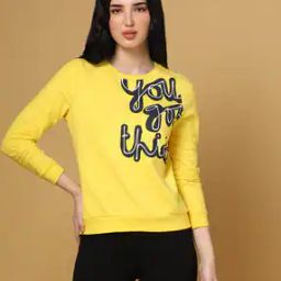 Typographic Print Round-Neck Sweatshirt-picture-29
