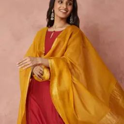 Women Cotton Silk Blend Dupatta-picture-28