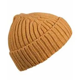 Women Ribbed Beanie with Upturned Hem-45