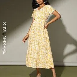 acai Women Floral Print Maxi Dress-picture-1