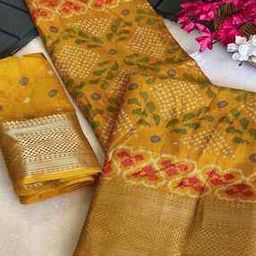 nyrika Women Printed Saree with Contrast Border-picture-31