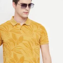 Men Printed Regular Fit Polo T-Shirt -image-42
