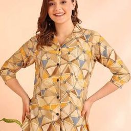 Women Geometric Print Regular Fit Shirt-picture-6