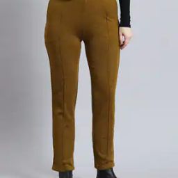 Women Regular Fit Track Pants with Elasticated Waist-image-97