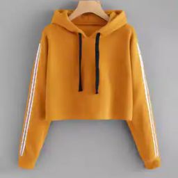 Women Hoodie with Drop-Shoulder Sleeves-picture-41