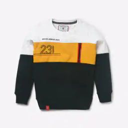 Colourblock Crew-Neck Sweatshirt-image-57