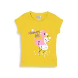 Girls Regular Fit Graphic T-shirt-image-74