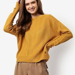 Striped Round-Neck Pullover-50