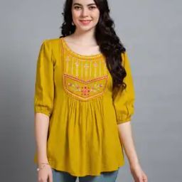 Women Embroidered Regular Fit Top-image-9