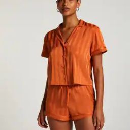 Satin Pyjama Shorts-image-60