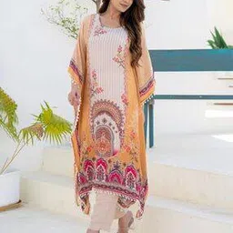 chhabra 555 Women Printed 3-Piece Co-Ord Set-picture-4