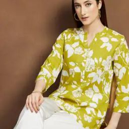 melange by lifestyle Women Printed Straight Fit Tunic-picture-14