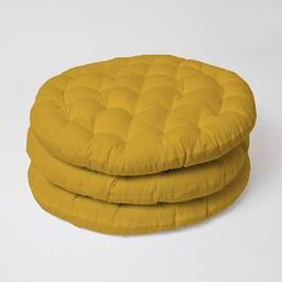Set of 3 Quilted Round Floor Cushions-image-29