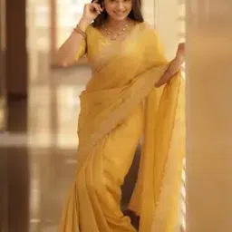 ri-wah Embellished Sequins Tissue Saree-picture-6