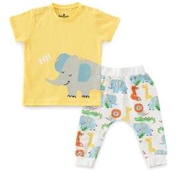 juscubs Baby Graphic T-shirt and Pant Set-picture-3