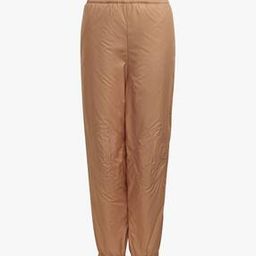 Flat-Front Pants with Elasticated Waist-image-72