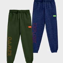 CODEZ Boys 2-Pcs Typography Printed Joggers-image-60