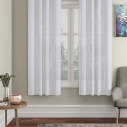 HOSTA HOMES White Set of 2 Window Curtain-picture-18