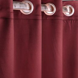 Saral Home Maroon Solid Black Out Door Curtain-17