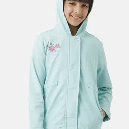 UNDER FOURTEEN ONLY Girls Sea Green Tailored Jacket-27