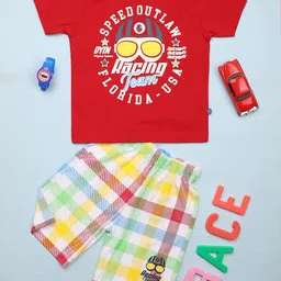 V-Mart Boys Printed T-shirt with Shorts-picture-5