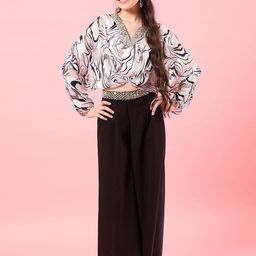 pspeaches Girls Printed Top with Palazzos-image-25